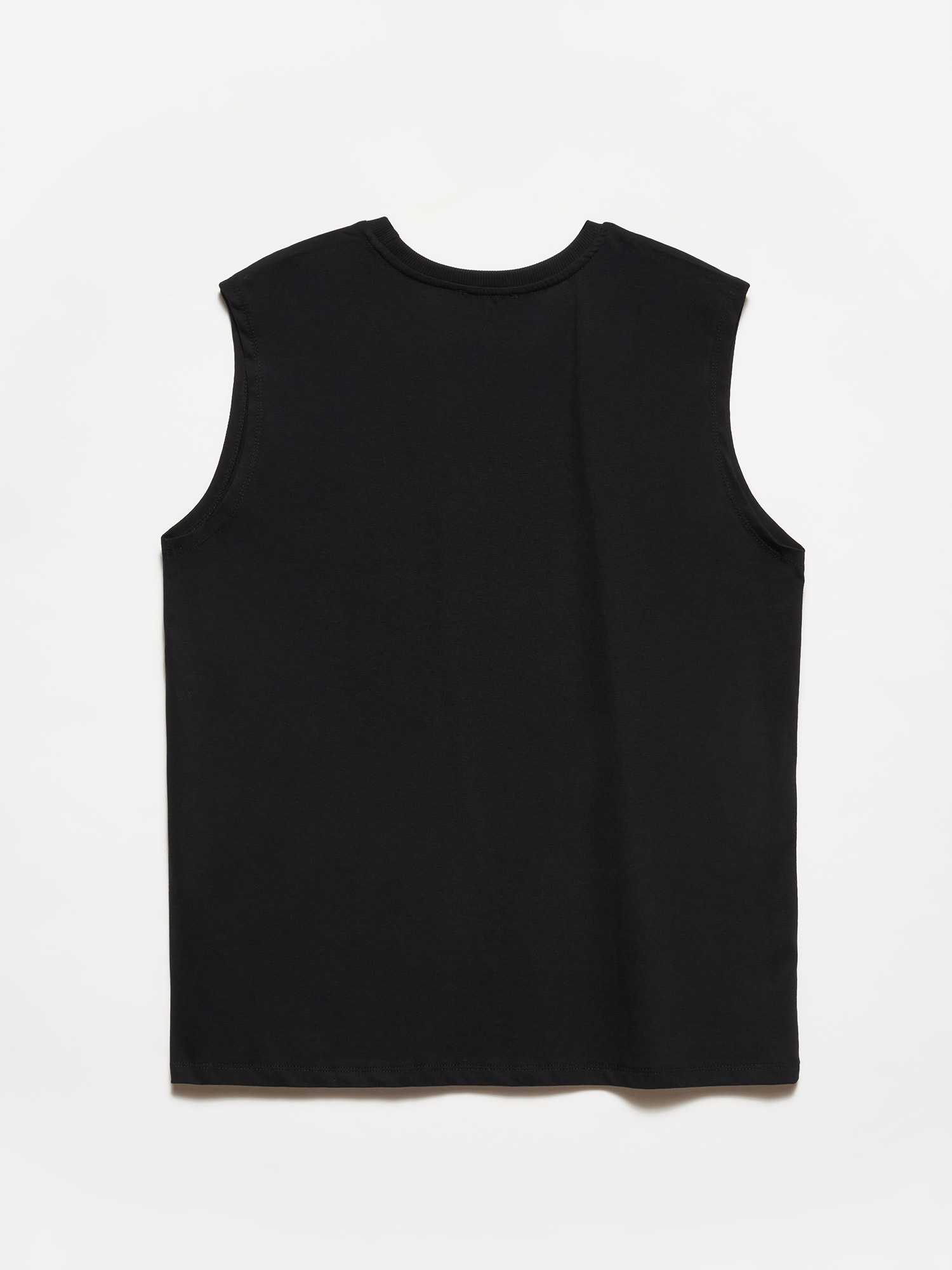 30313 Kolsuz Oversize Uzun Tshirt-Siyah | TİŞÖRT | Dilvin