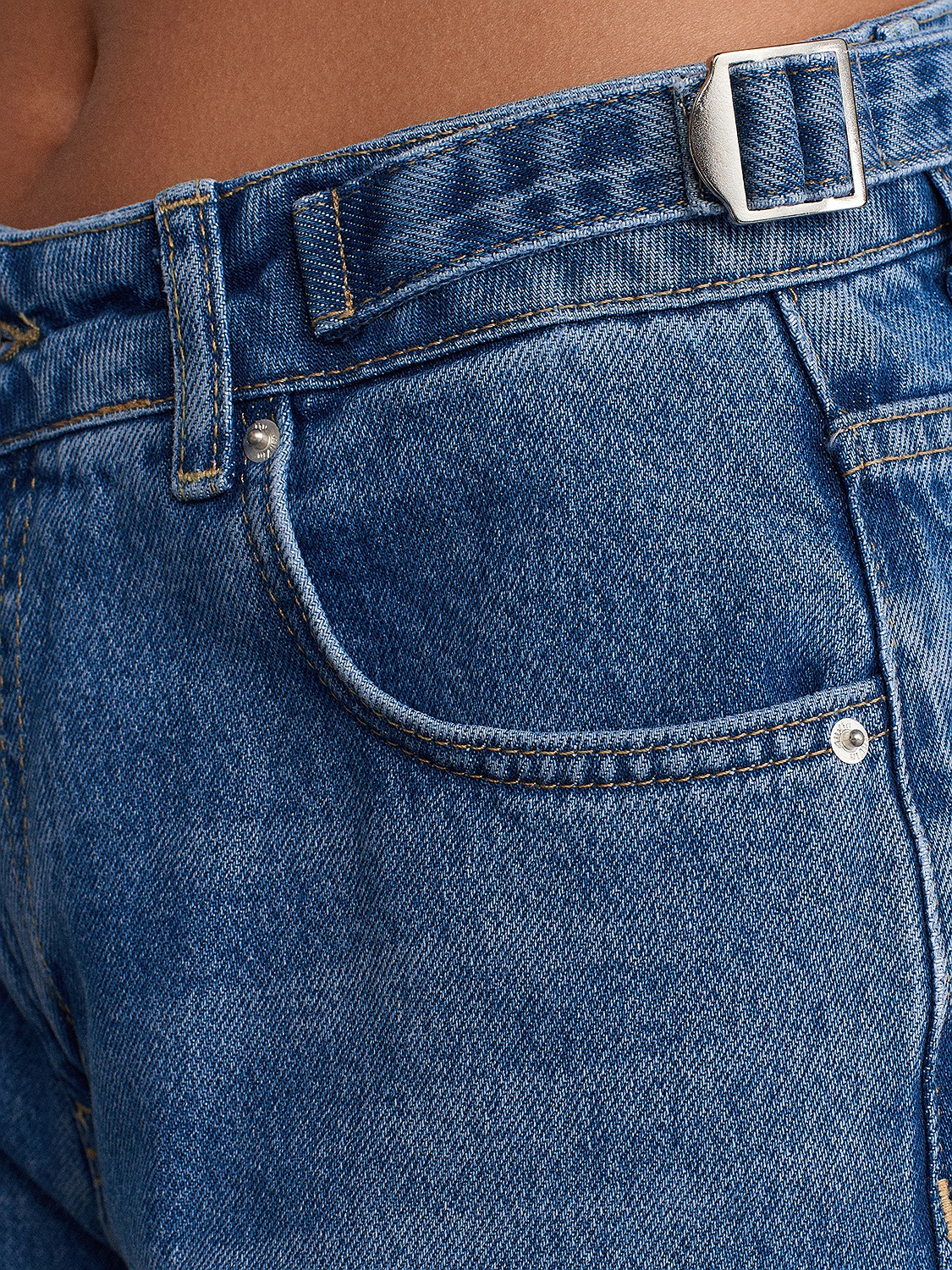 71690 Baggy Denim Pantolon-Mavi | JEAN PANTOLON | Dilvin