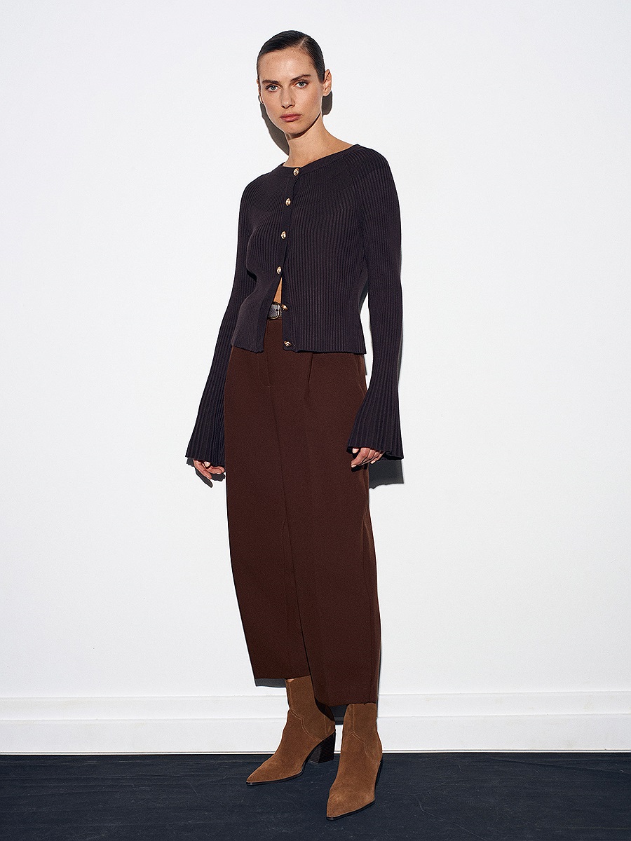 72167 Kemerli Pensli Pantolon