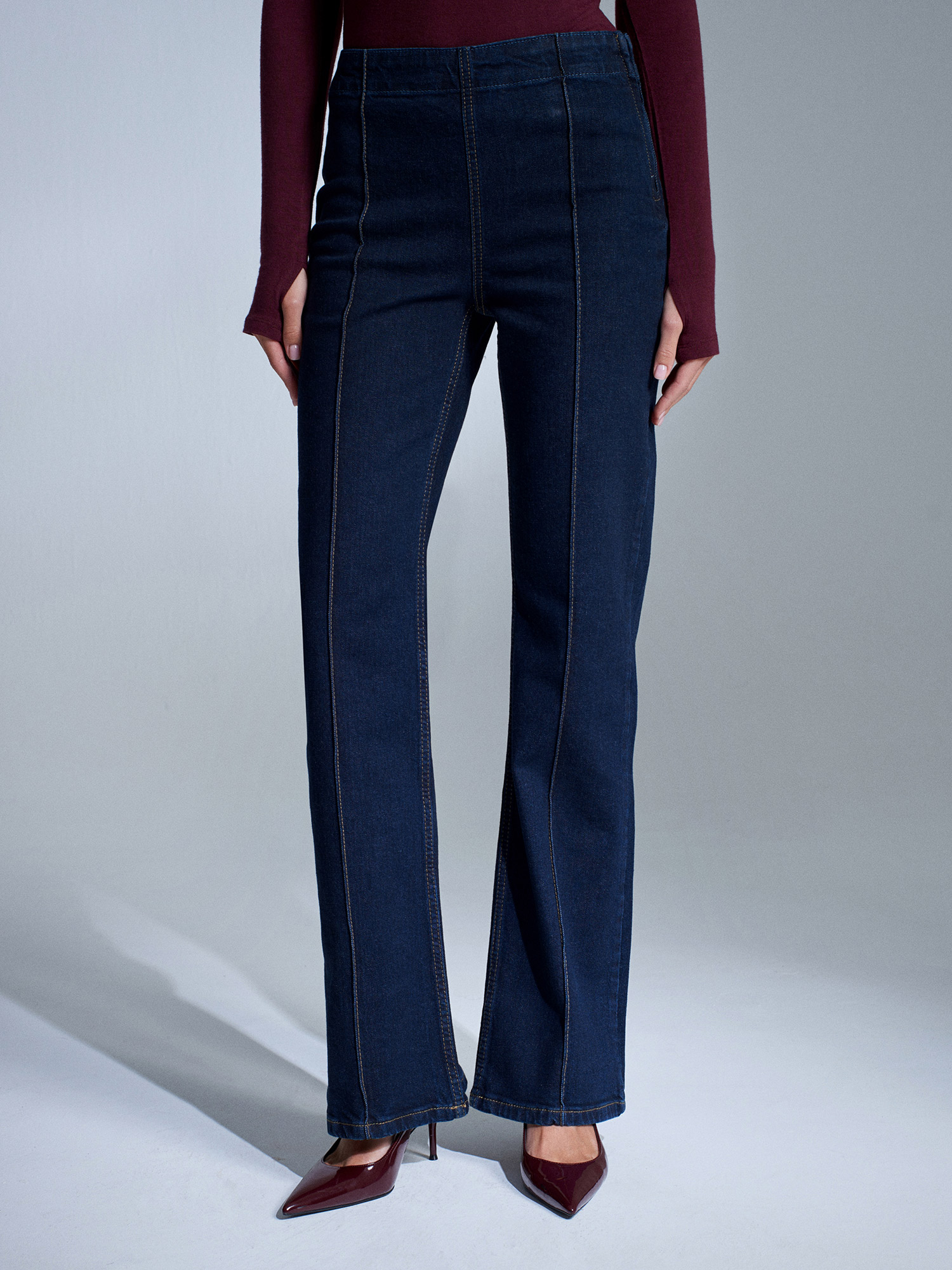 ゆめり Boxed Oversize Fit Beyaz Renkli Erkek Fermuarlı Sweatshirt - ZIP