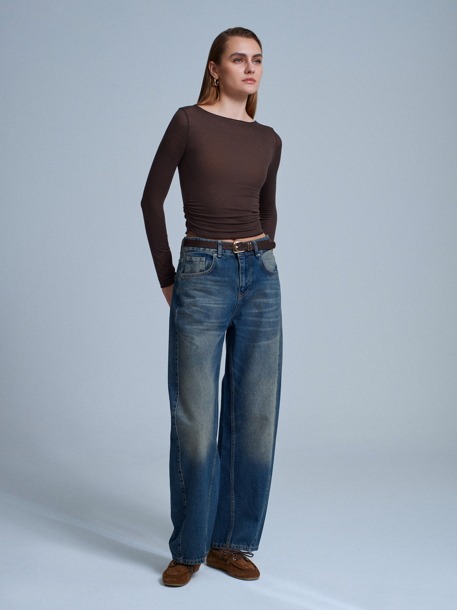 72109 %100 Pamuk Baggy Jean-Tint | JEAN PANTOLON | Dilvin
