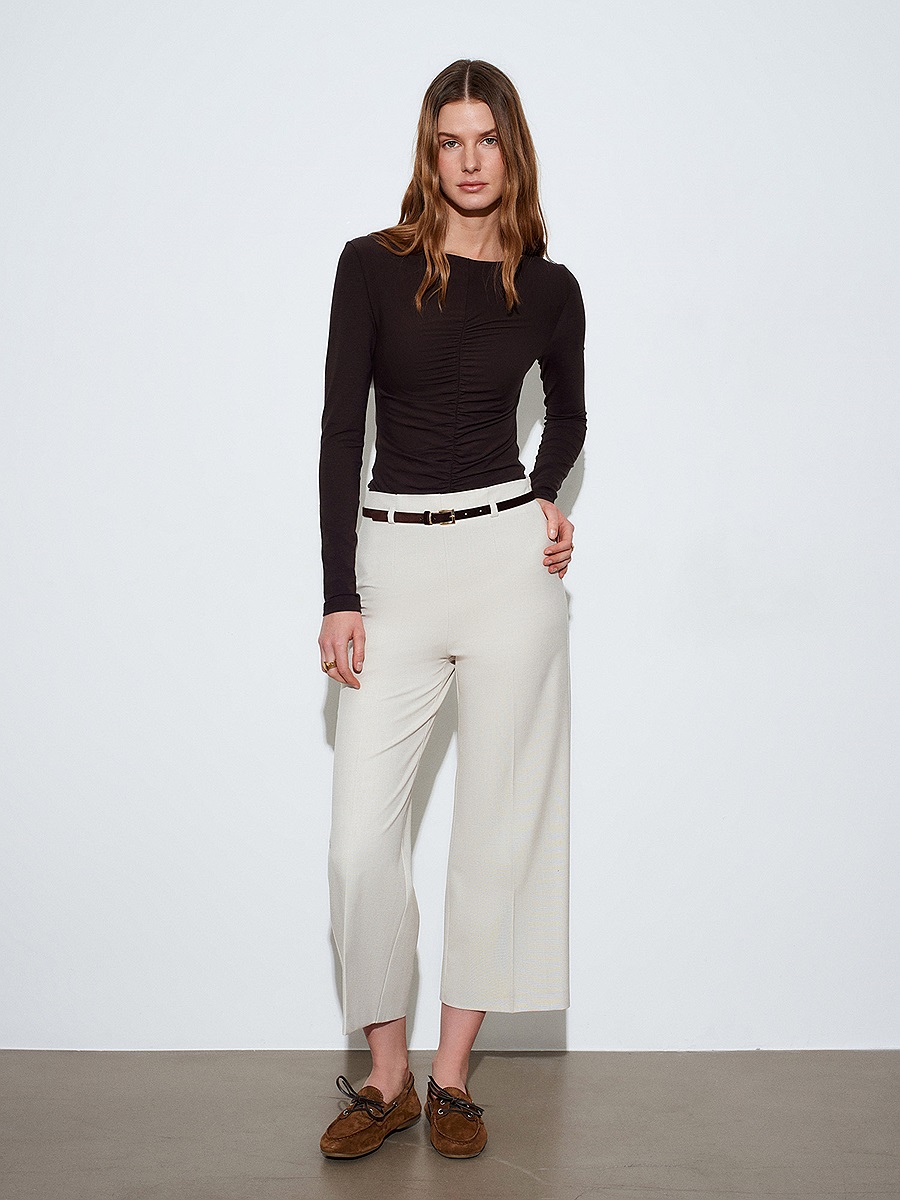 72272 Kemerli Culotte Pantolon