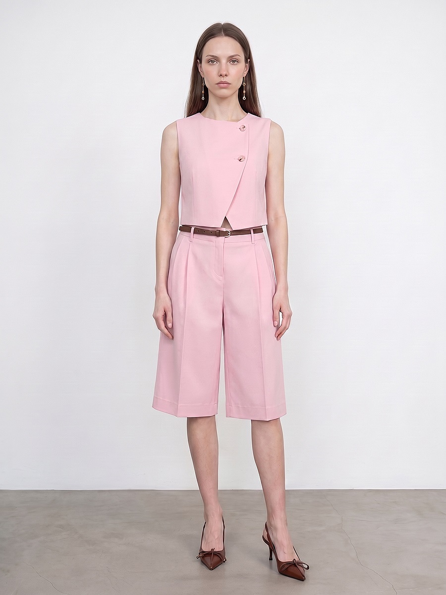 72742 Kemerli Uzun Bermuda-Pembe