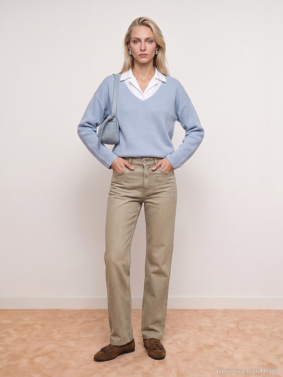 72354 %100 Lyocell Wide Leg Jean-Bej