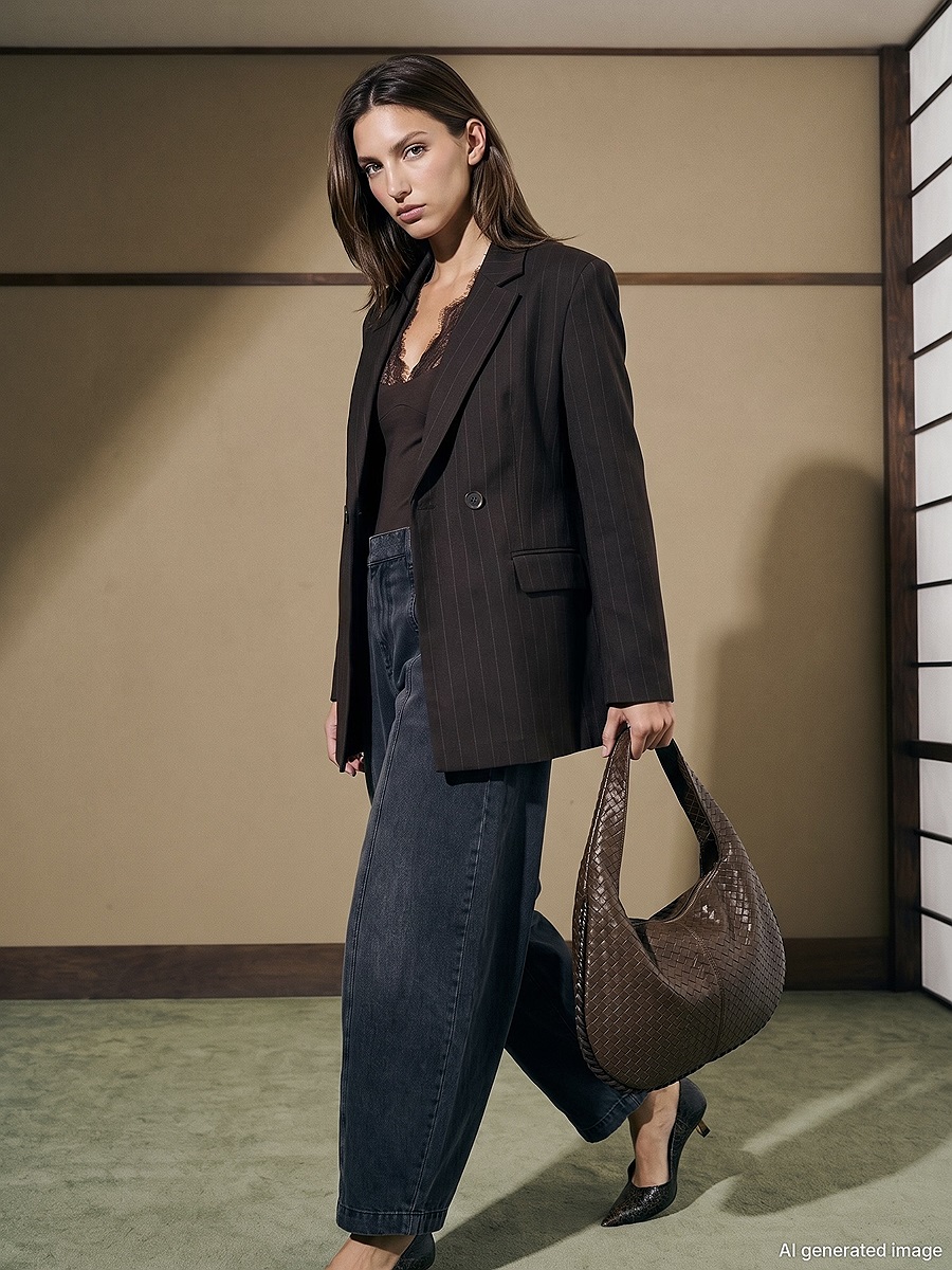 60835 Kruvaze Blazer Ceket