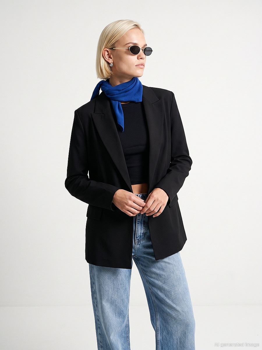 60837 Kruvaze Blazer Ceket
